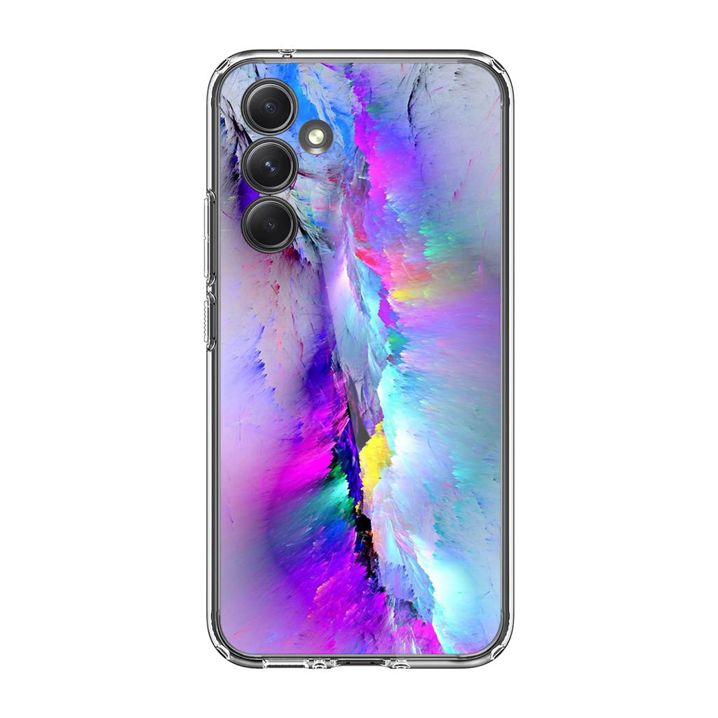 Colorful Abstract Smudges Samsung Galaxy A35 5G Case