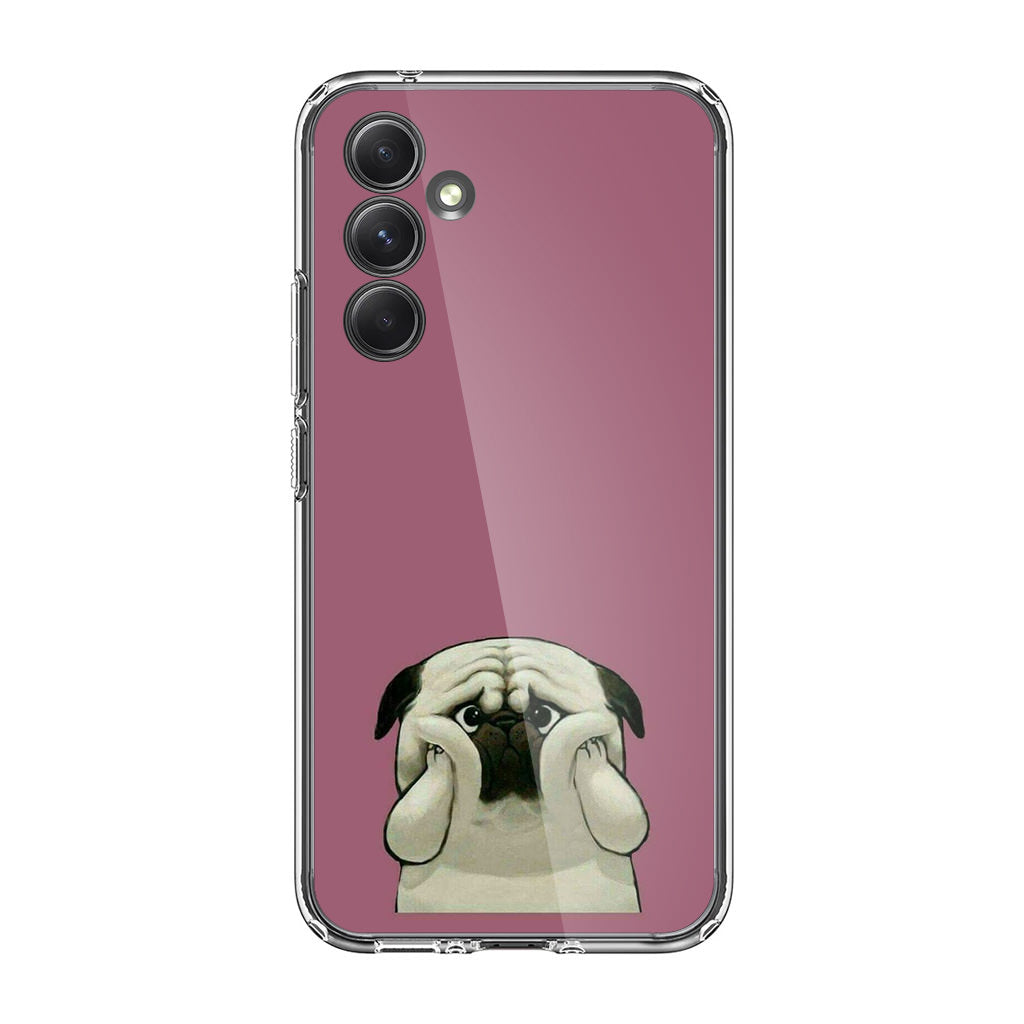 Cubby Pug Samsung Galaxy A35 5G Case