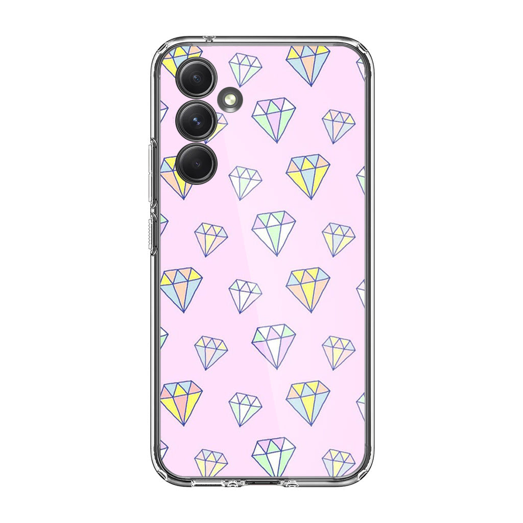 Diamonds Pattern Samsung Galaxy A35 5G Case