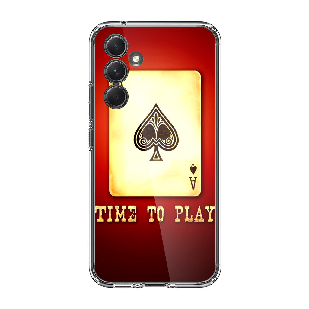 Game Card Time To Play Samsung Galaxy A35 5G Case