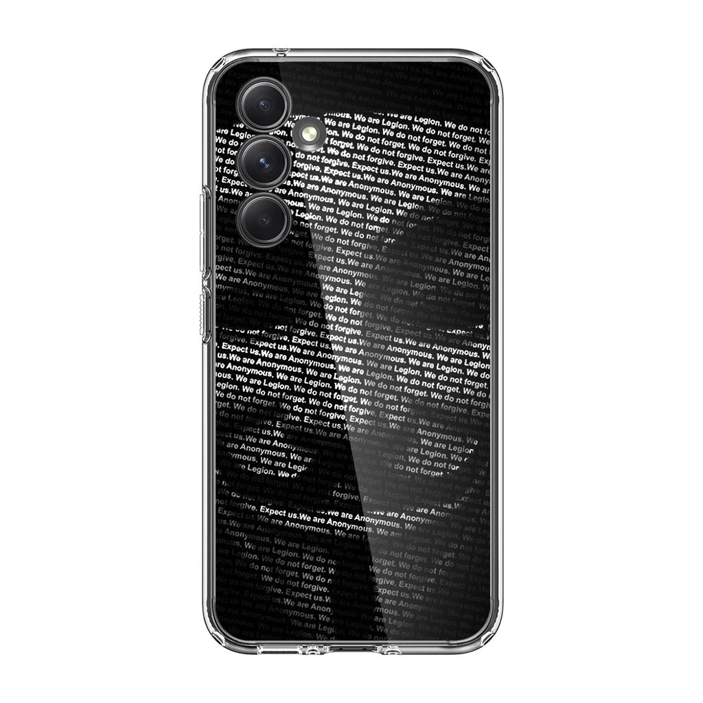 Guy Fawkes Mask Anonymous Samsung Galaxy A35 5G Case