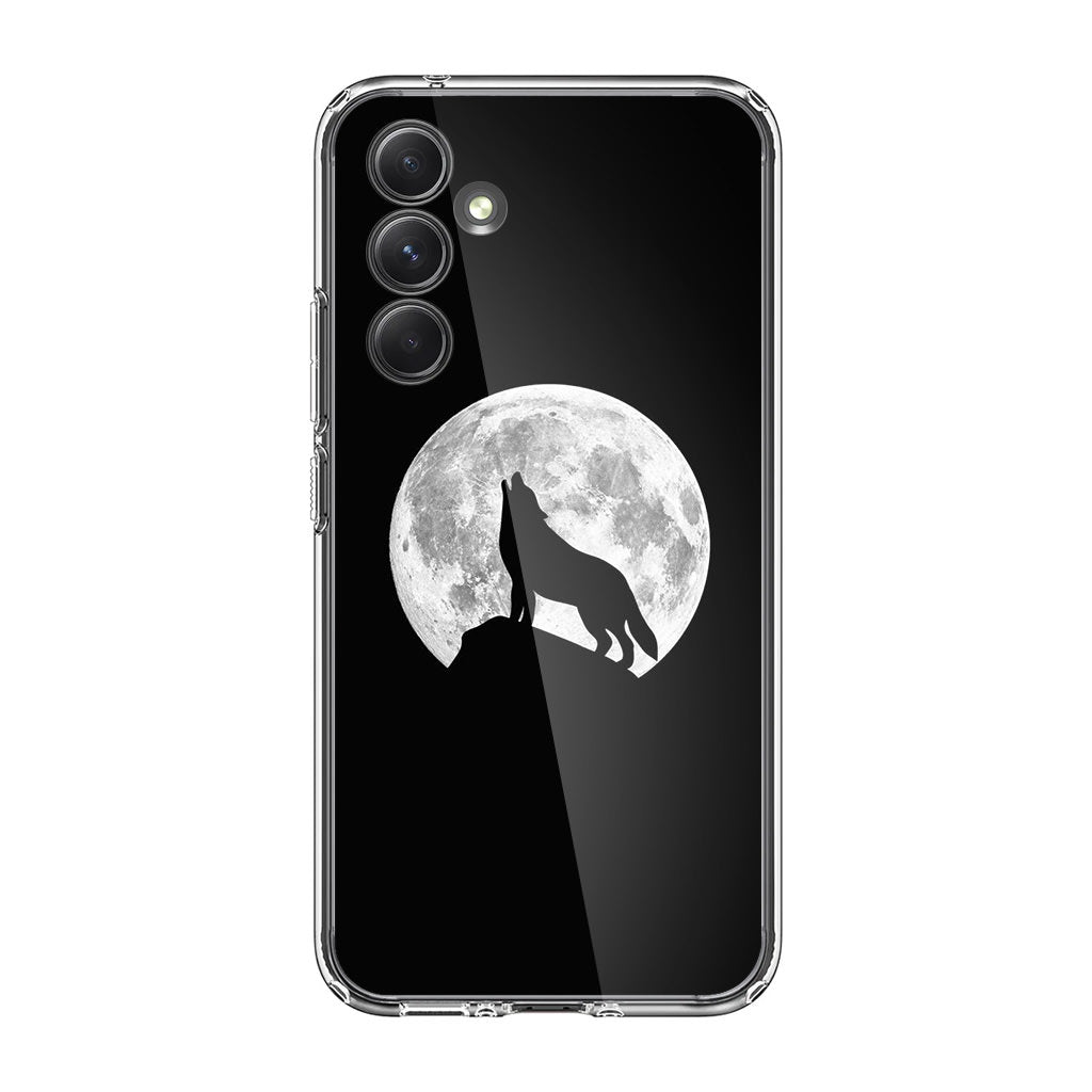 Howling Night Wolves Samsung Galaxy A35 5G Case