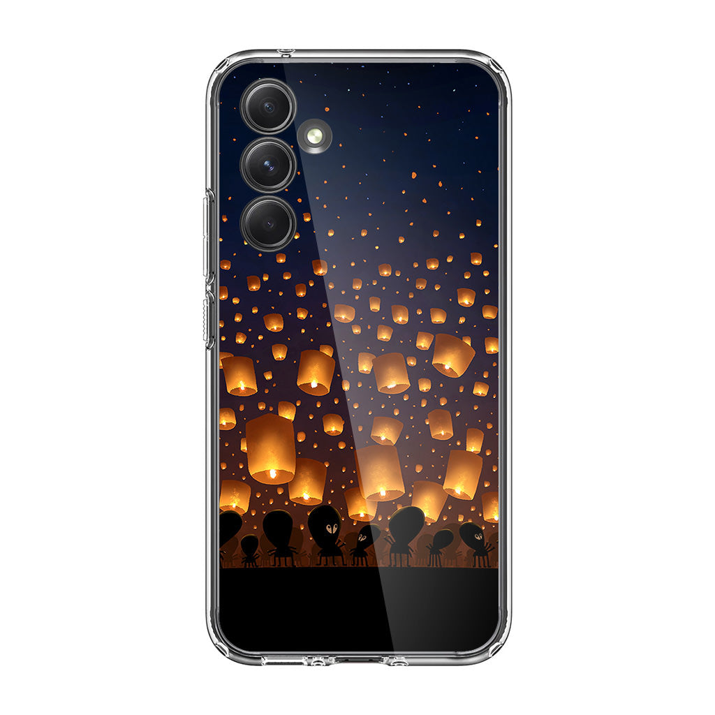 Lanterns Light Samsung Galaxy A35 5G Case