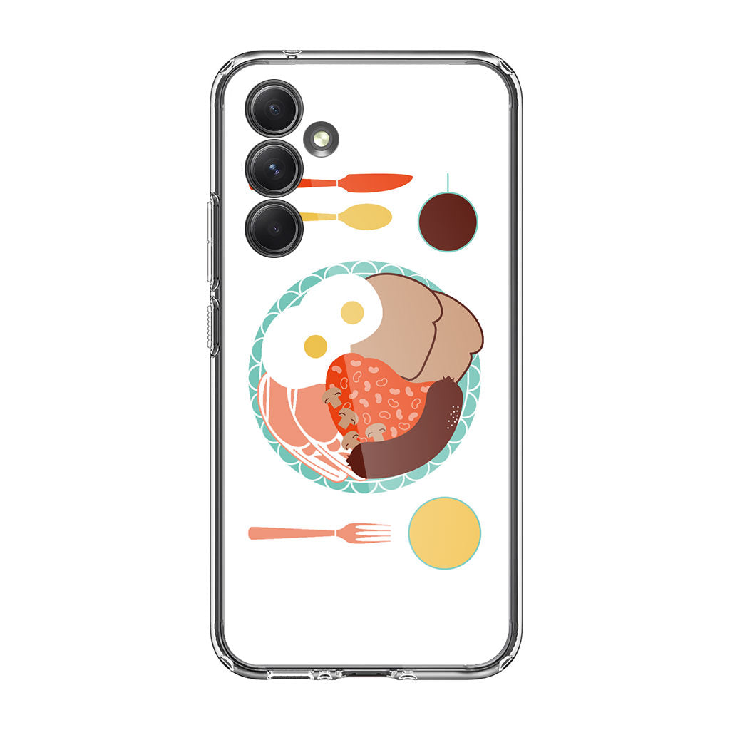 London Breakfast Samsung Galaxy A35 5G Case