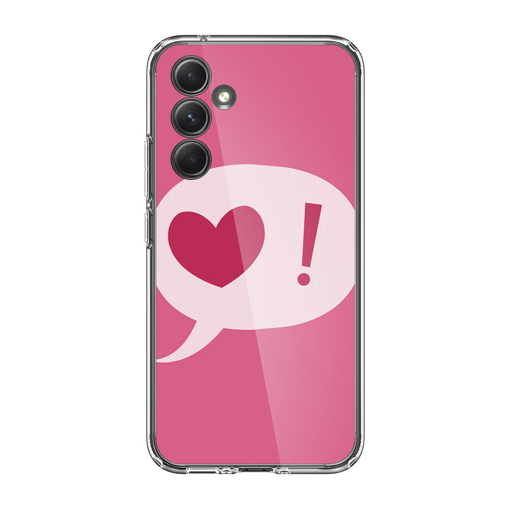 Love Pink Samsung Galaxy A35 5G Case