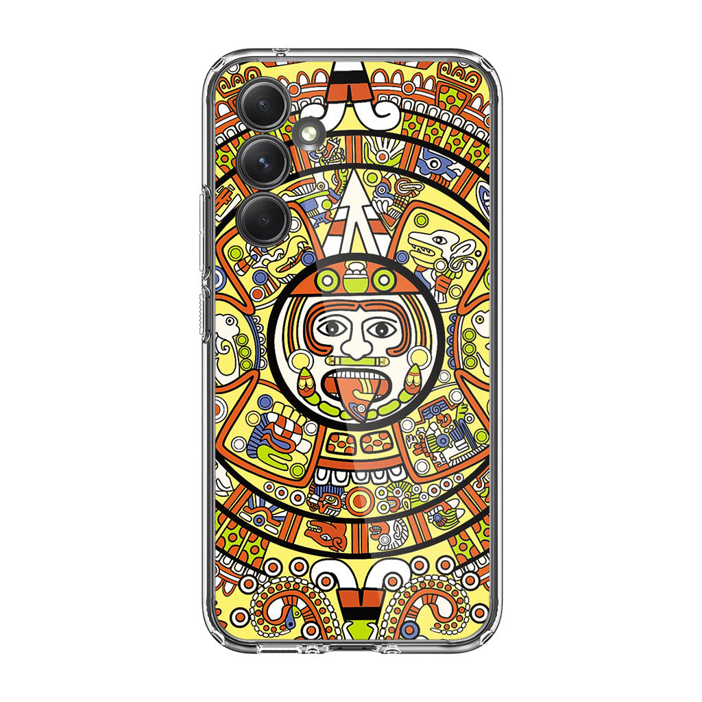 Mayan Calendar Samsung Galaxy A35 5G Case