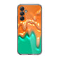 Orange Paint Dripping Samsung Galaxy A35 5G Case