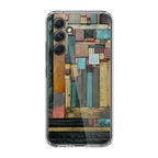 Painted Abstract Wood Sculptures Samsung Galaxy A35 5G Case