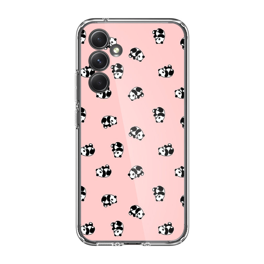 Pandas Pattern Samsung Galaxy A35 5G Case