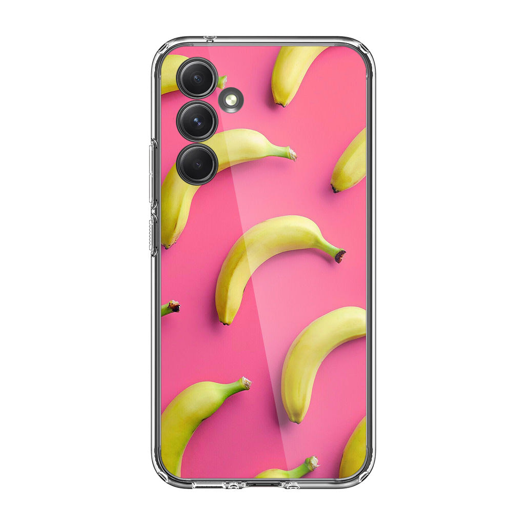 Real Bananas Fruit Pattern Samsung Galaxy A35 5G Case