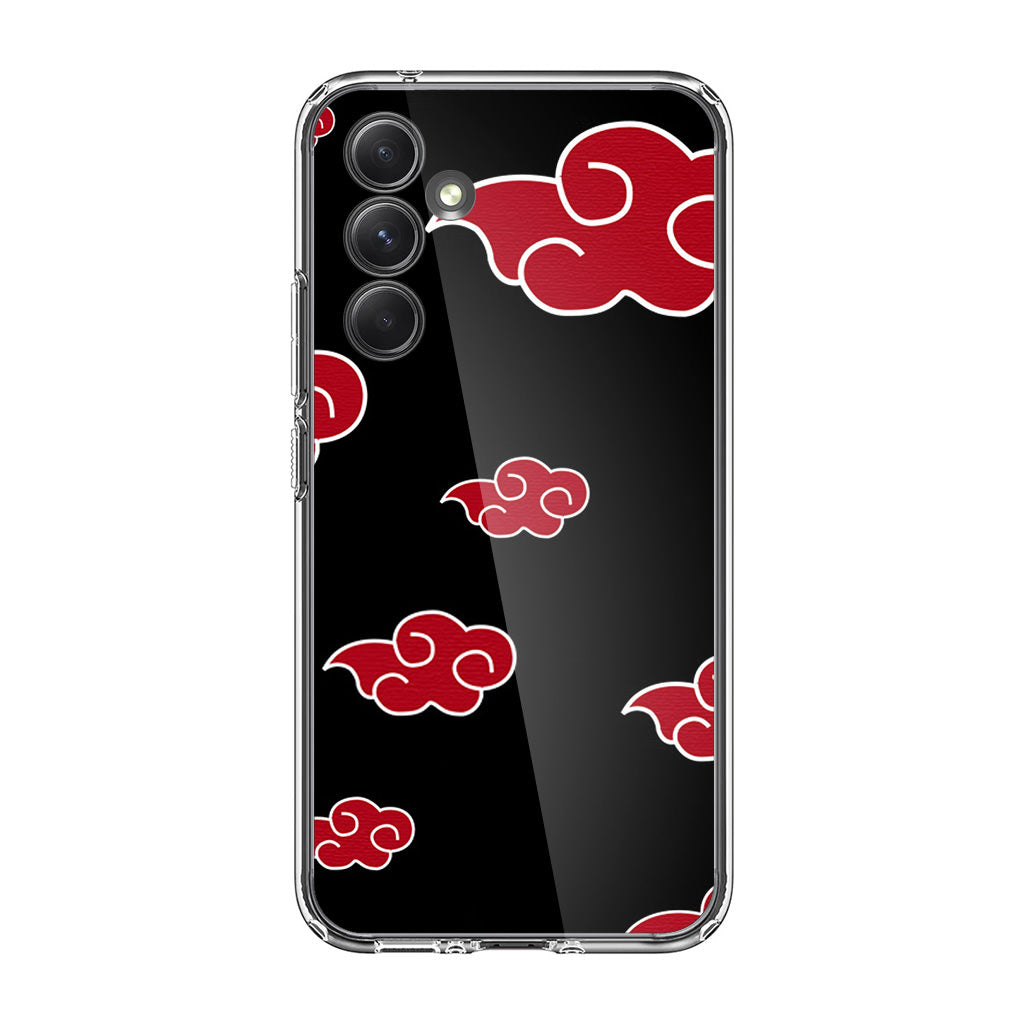 Red Clouds Akatsuki Samsung Galaxy A35 5G Case