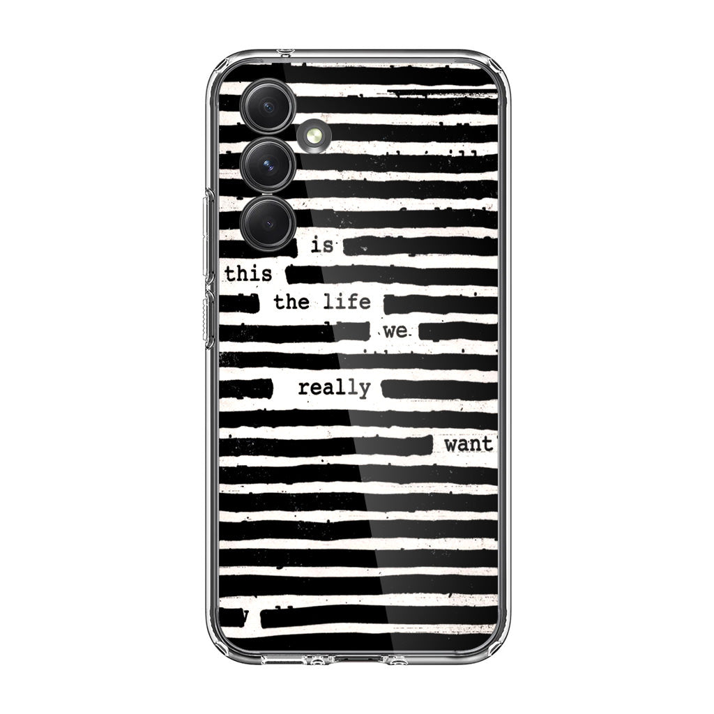 Roger Waters Is This the Life We Really Want Samsung Galaxy A35 5G Case