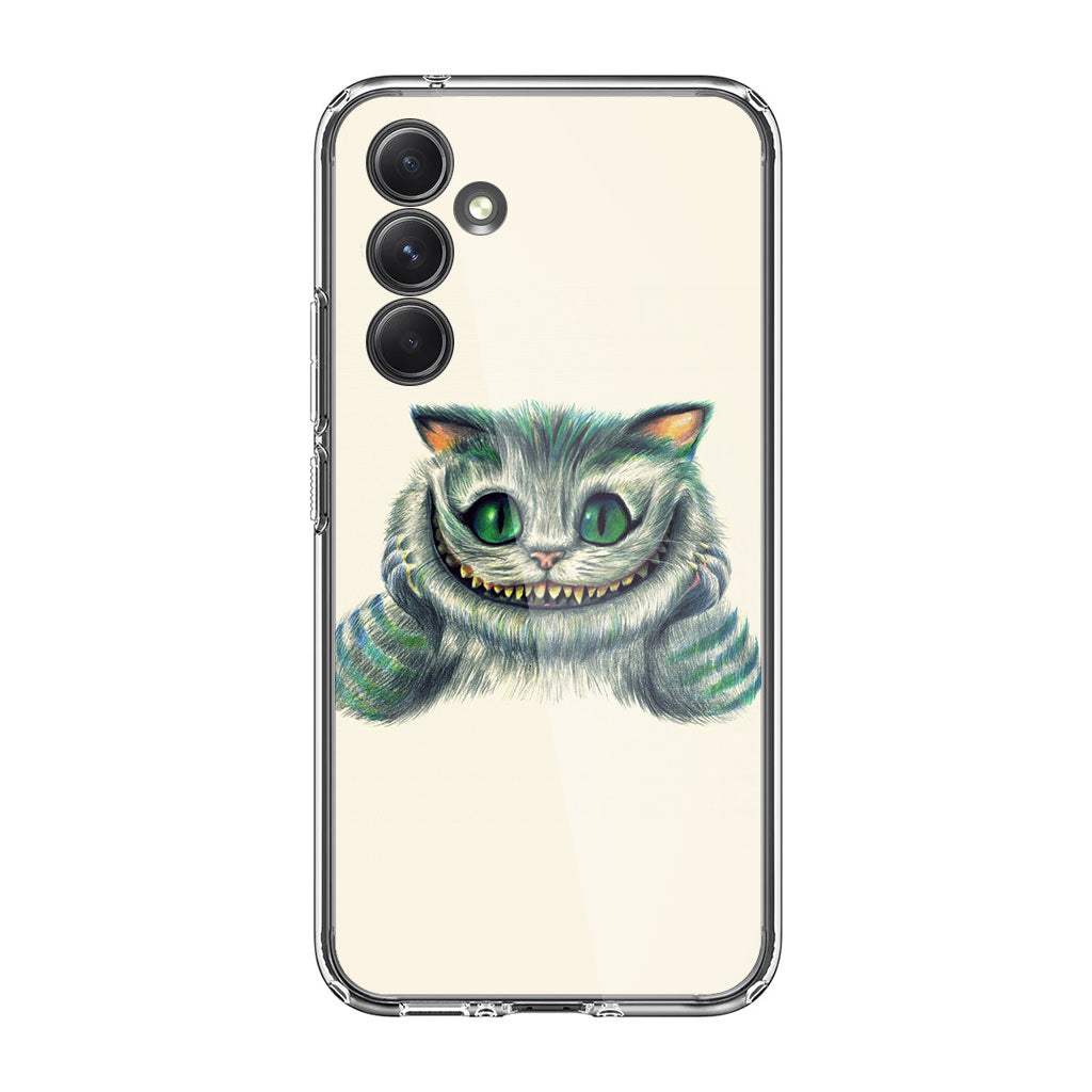 Smile Cat Samsung Galaxy A35 5G Case