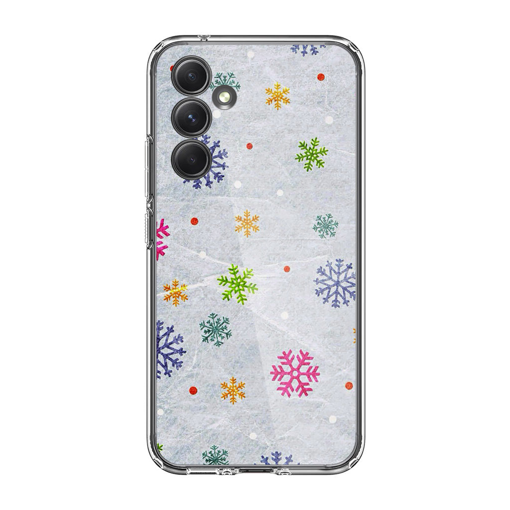 Snowflake Samsung Galaxy A35 5G Case