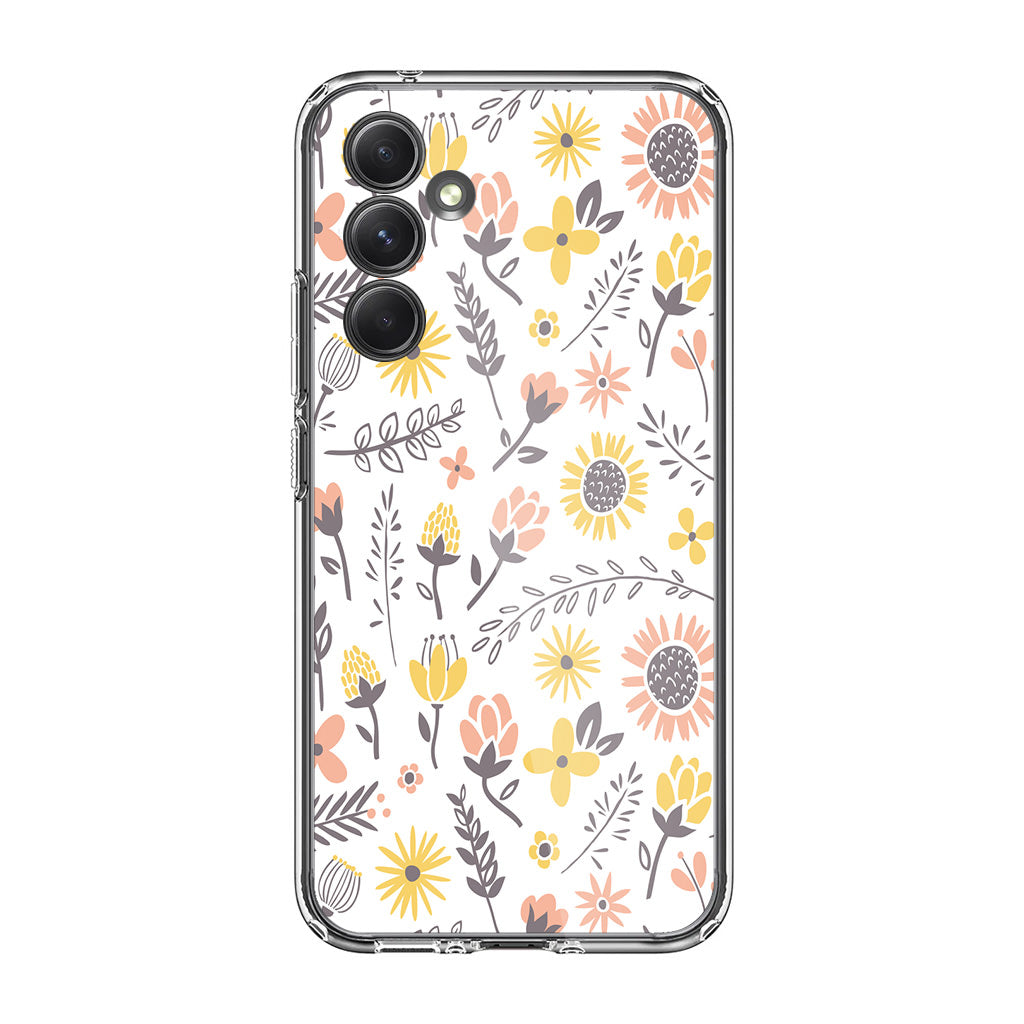 Spring Things Pattern Samsung Galaxy A35 5G Case