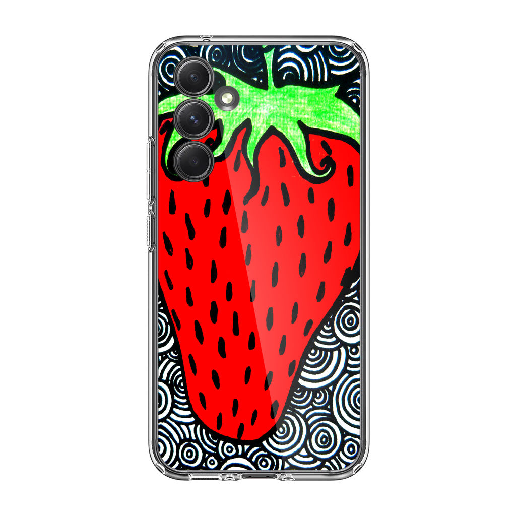 Strawberry Fields Forever Samsung Galaxy A35 5G Case