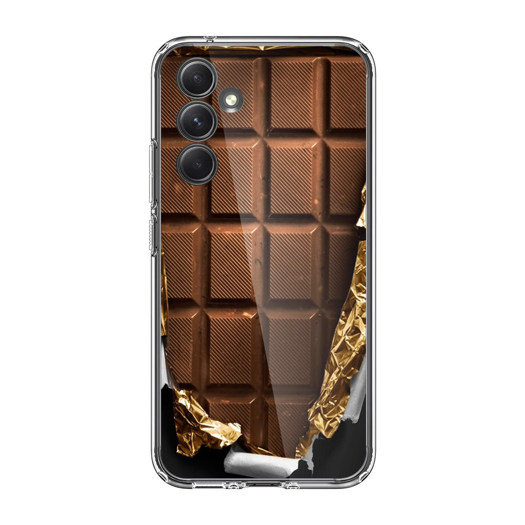 Unwrapped Chocolate Bar Samsung Galaxy A35 5G Case