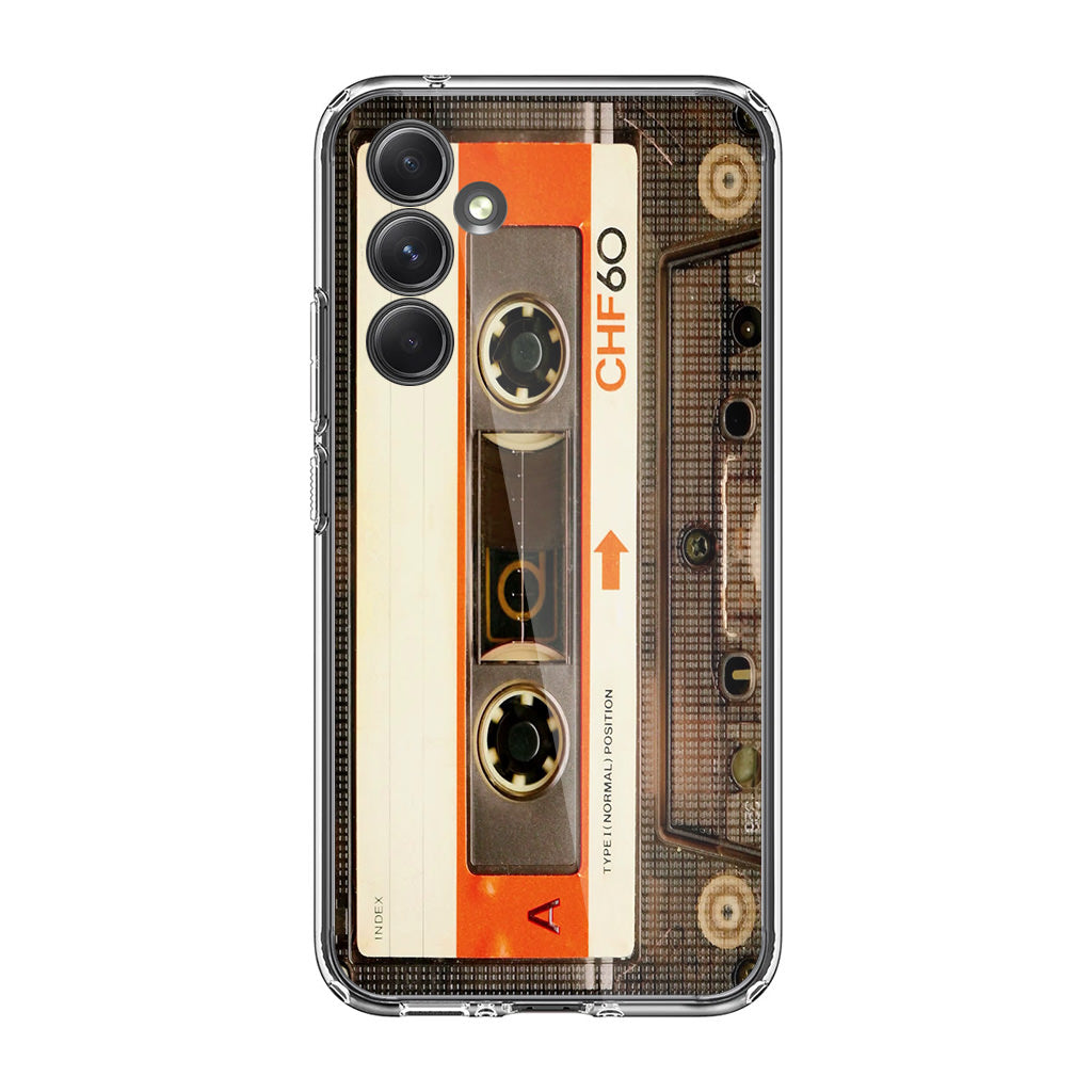 Vintage Audio Cassette Samsung Galaxy A35 5G Case