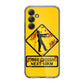 Zombie Crossing Sign Samsung Galaxy A35 5G Case