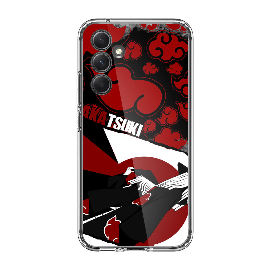 Akatsuki Clouds Pattern Samsung Galaxy A35 5G Case