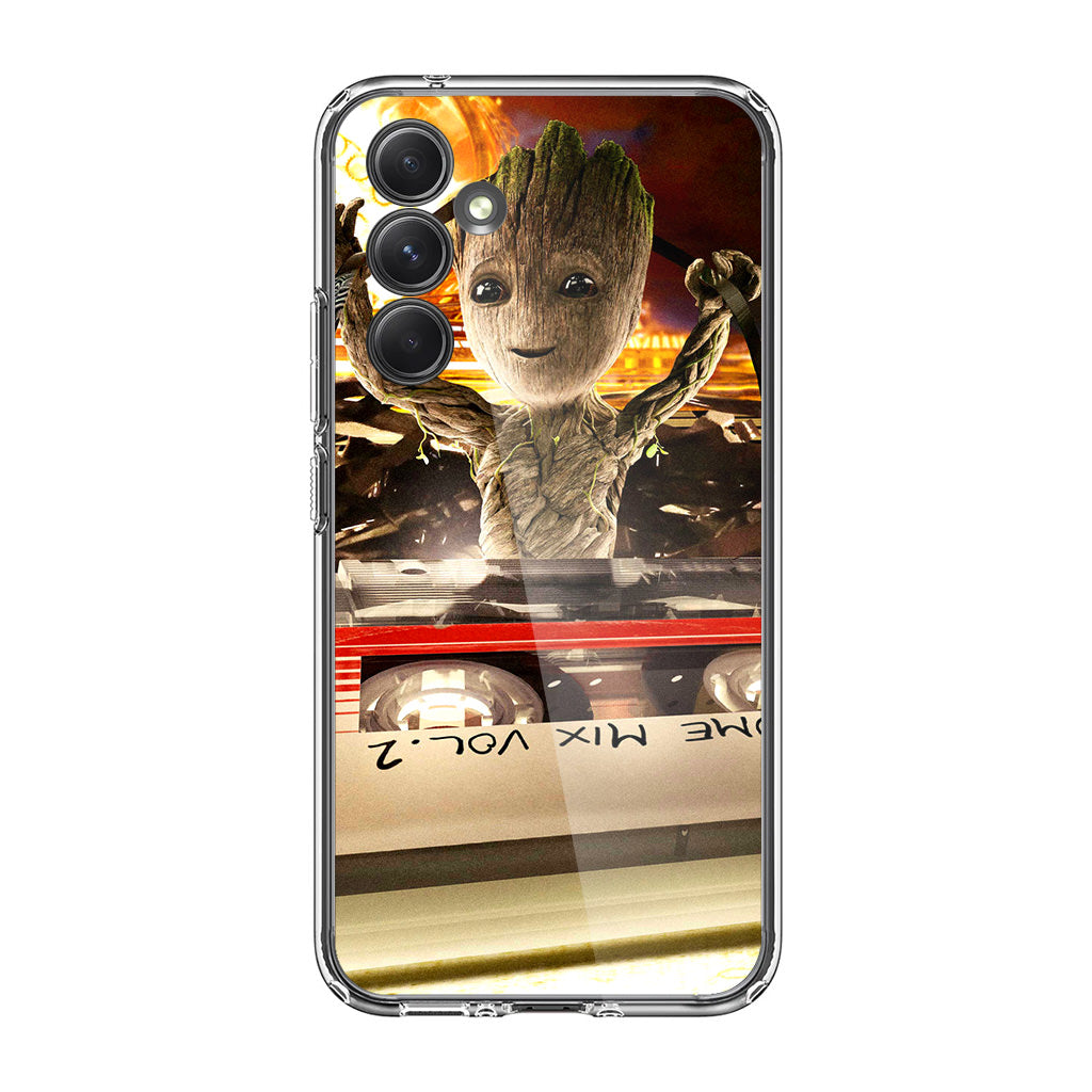 Baby Groot Mix Vol 2 Samsung Galaxy A35 5G Case