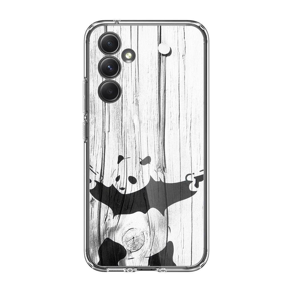 Banksy Graffiti Panda Samsung Galaxy A35 5G Case