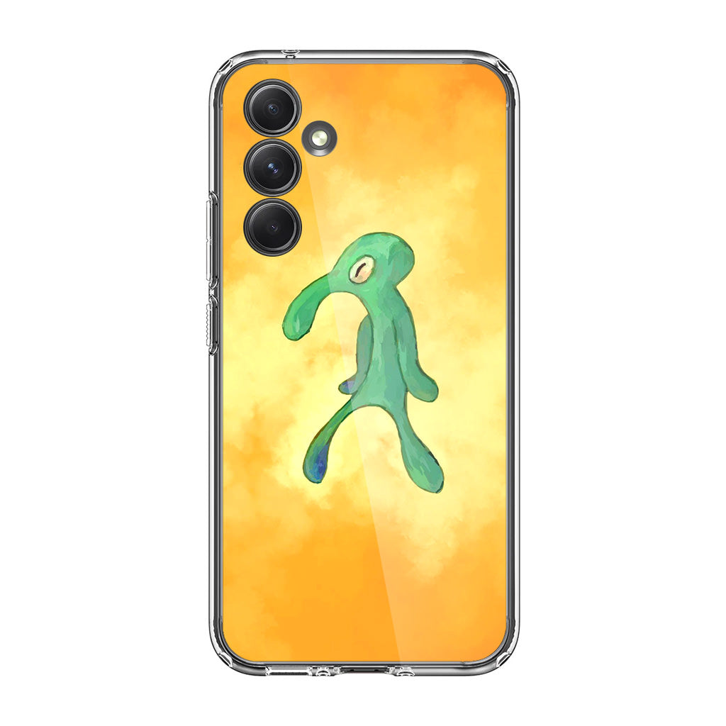 Bold and Brash Squidward Painting Samsung Galaxy A35 5G Case