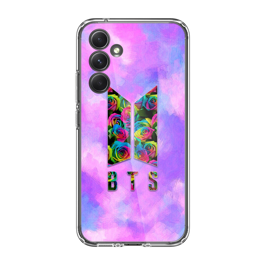 BTS Flower Logo Samsung Galaxy A35 5G Case