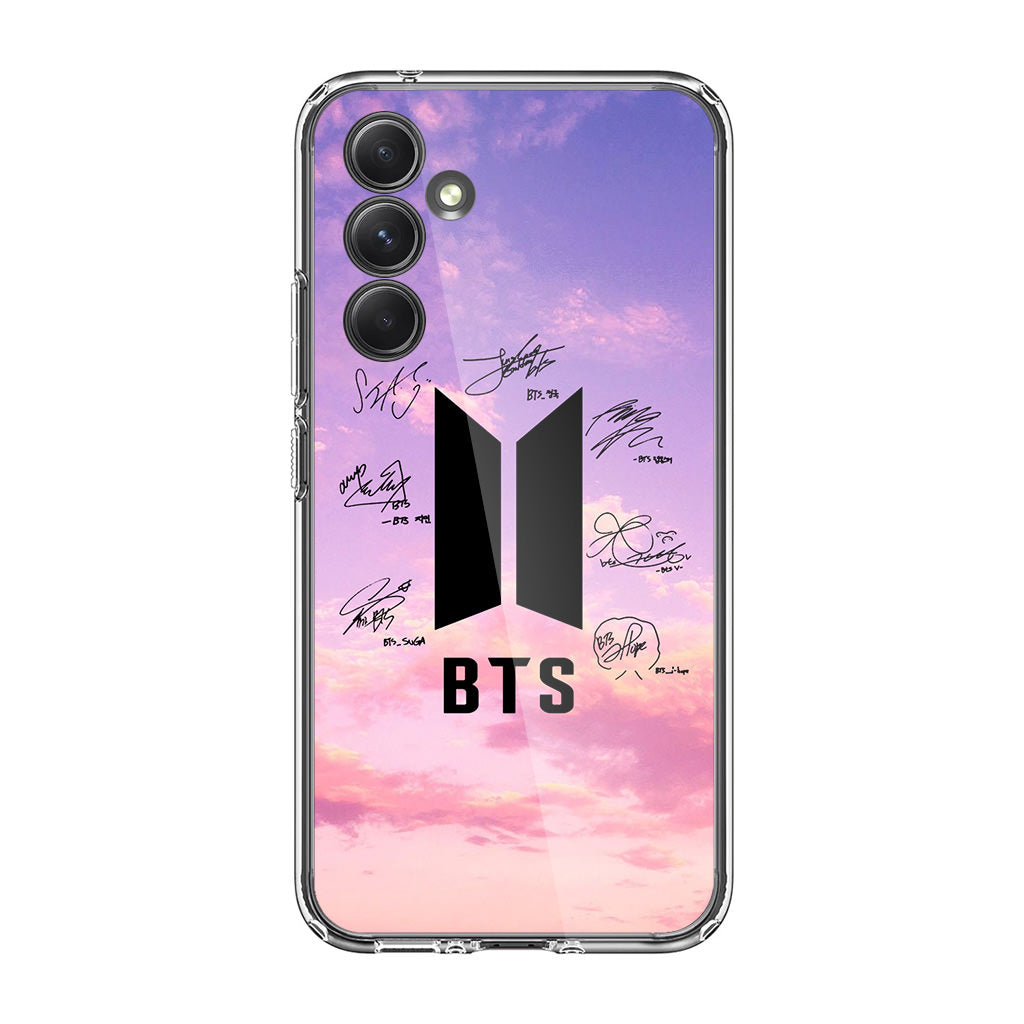 BTS Signature 2 Samsung Galaxy A35 5G Case