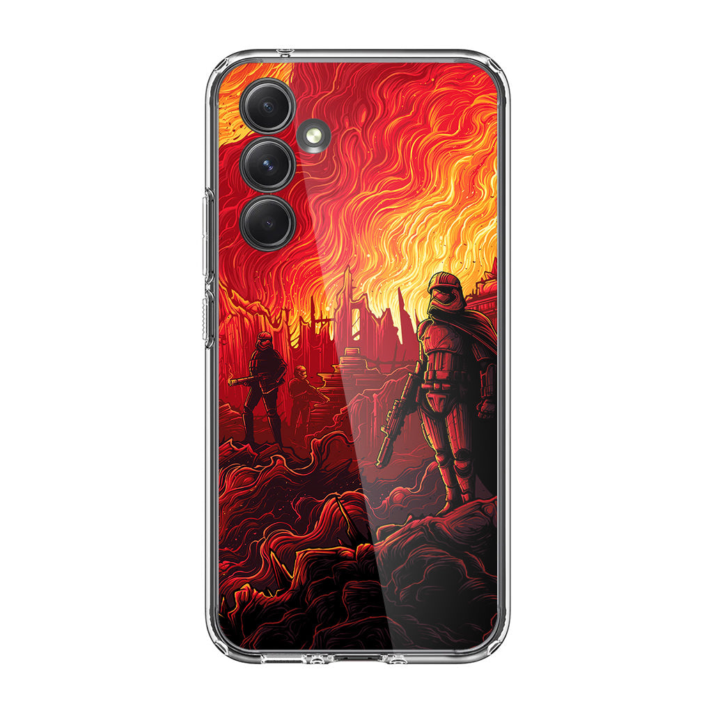 Captain Phasma Art Samsung Galaxy A35 5G Case