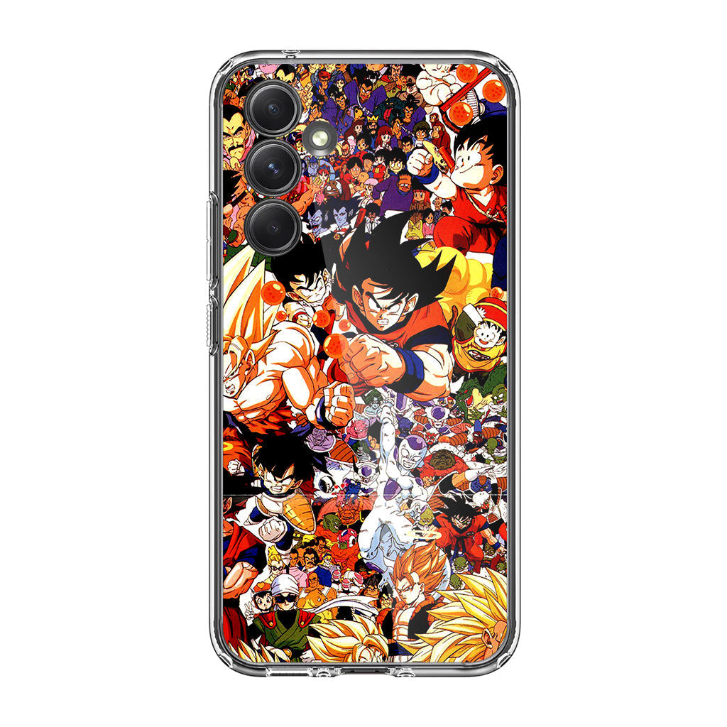 Dragon Ball All Characters Samsung Galaxy A35 5G Case