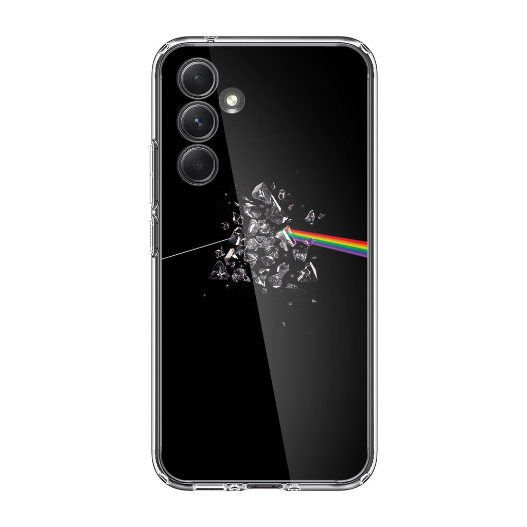 Glass Broken Light Refraction Samsung Galaxy A35 5G Case