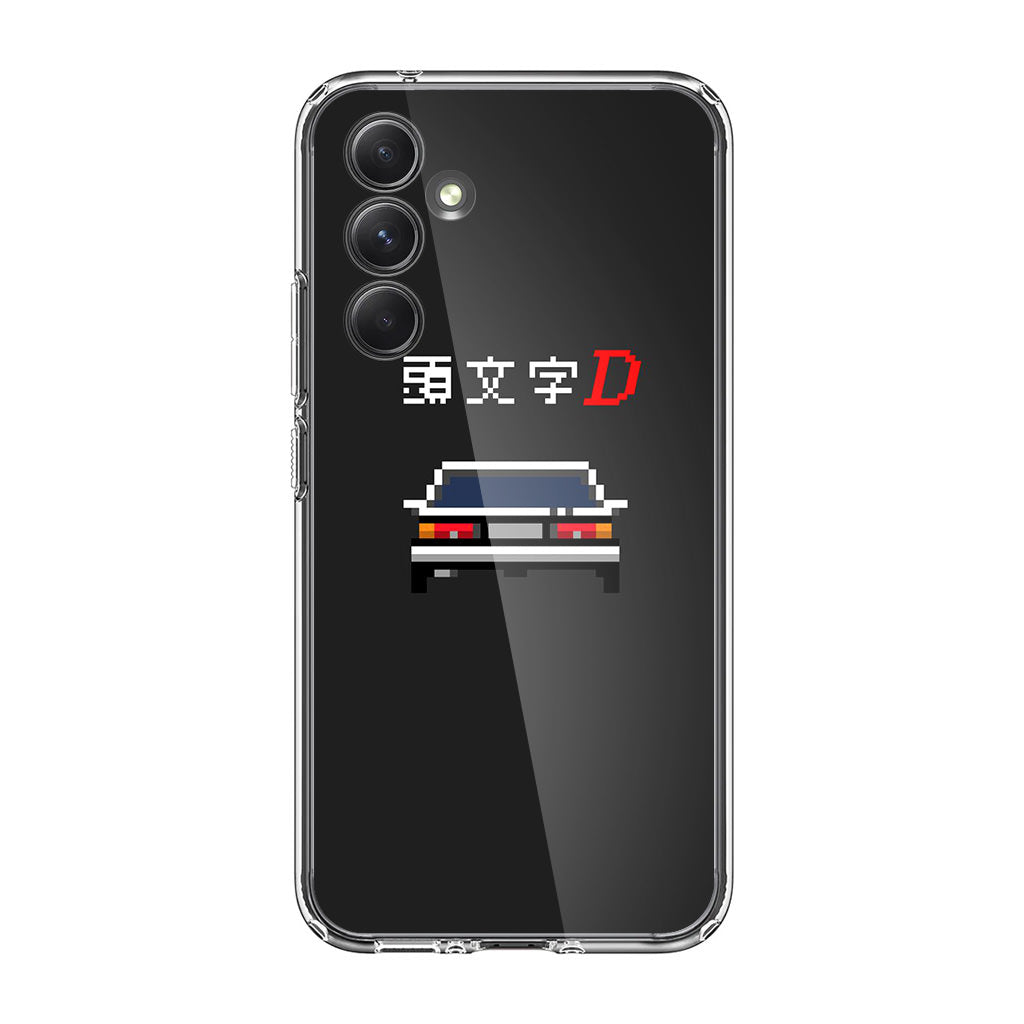 Initial D Pixel Art Samsung Galaxy A35 5G Case