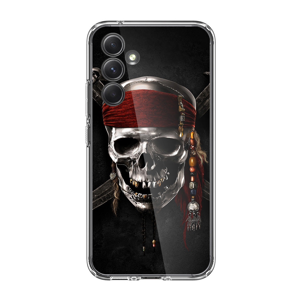 Pirates Of Carribean Skull Samsung Galaxy A35 5G Case