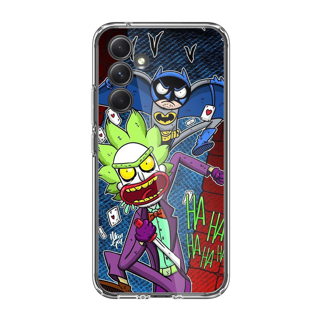 Rick And Morty Bat And Joker Clown Samsung Galaxy A35 5G Case