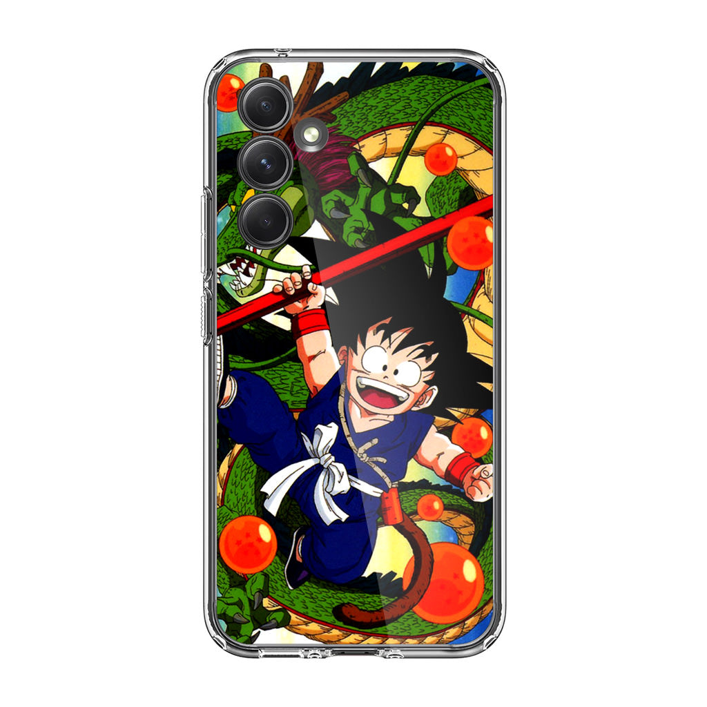 Shenlong And Little Goku Dragon Ball Samsung Galaxy A35 5G Case