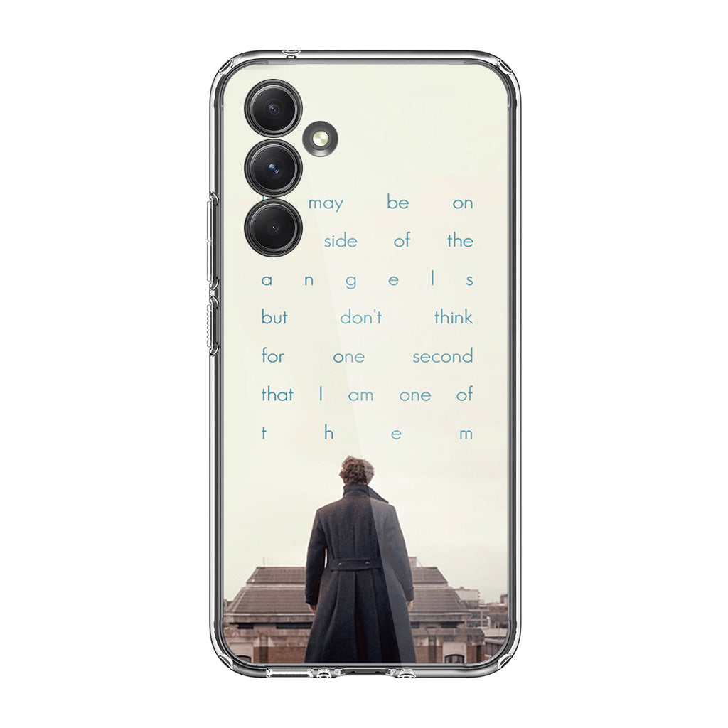 Sherlock Holmes Quote Samsung Galaxy A35 5G Case