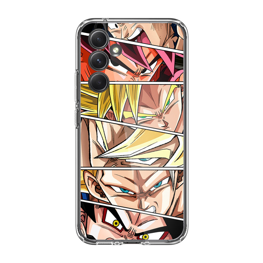 Son Goku Forms Samsung Galaxy A35 5G Case