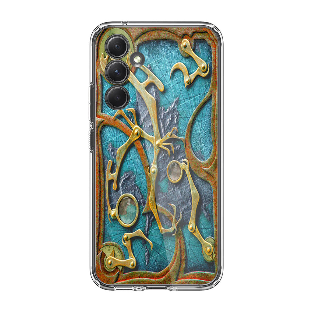 Steampunk Book Cover Samsung Galaxy A35 5G Case