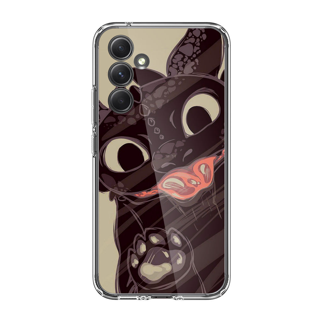 Toothless Dragon Art Samsung Galaxy A35 5G Case