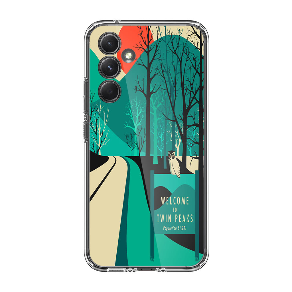 Welcome To Twin Peaks Samsung Galaxy A35 5G Case