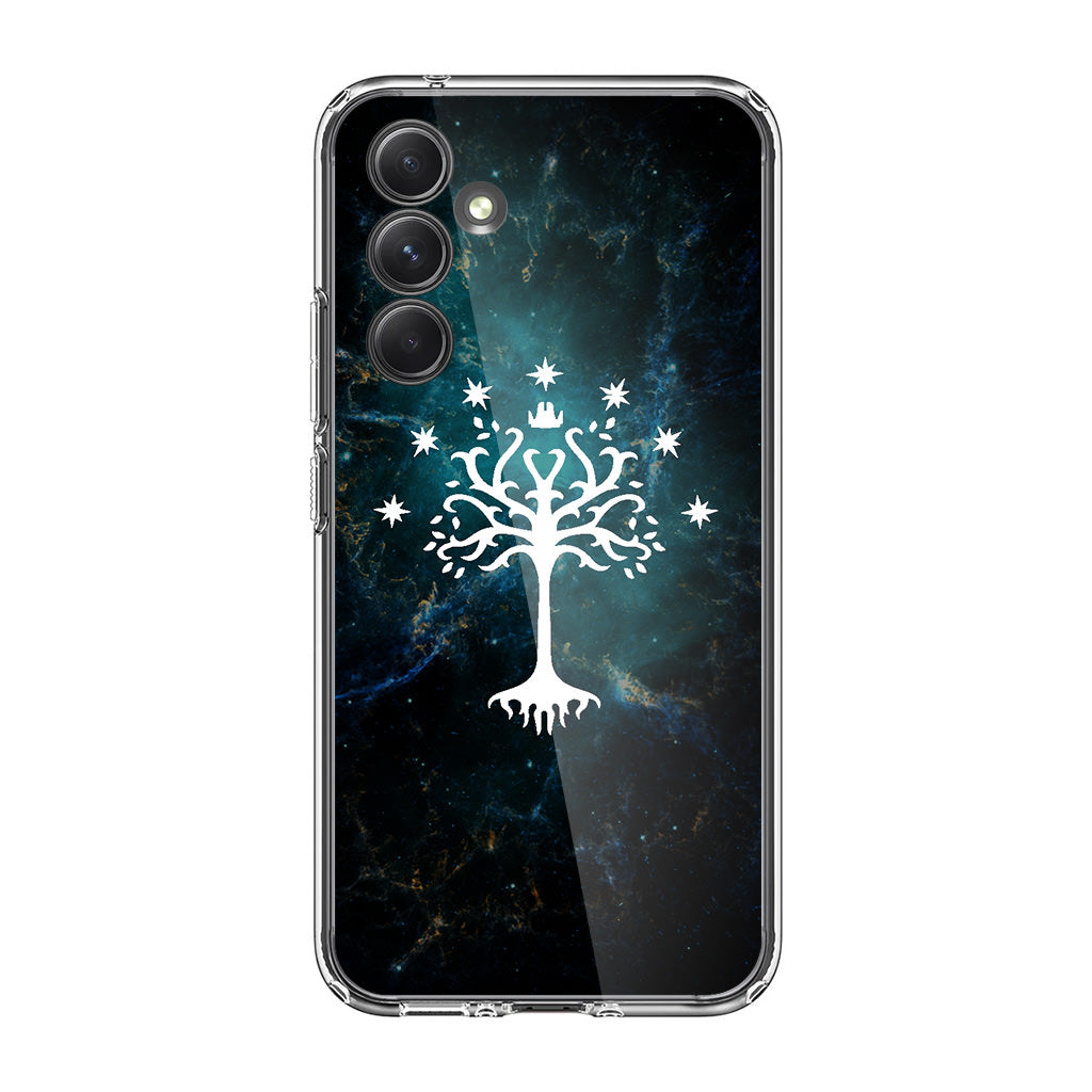 White Tree Of Gondor In Space Nebula Samsung Galaxy A35 5G Case