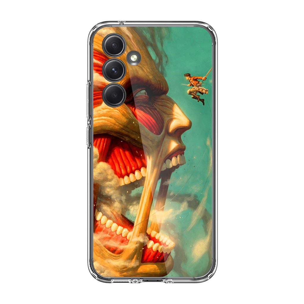 Attack The Colossal Titan Samsung Galaxy A35 5G Case