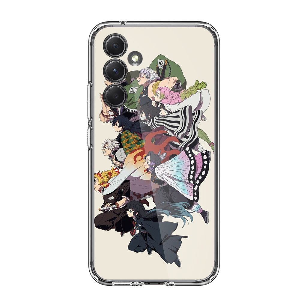 Demon Slayer All Hashira Pillars Samsung Galaxy A35 5G Case