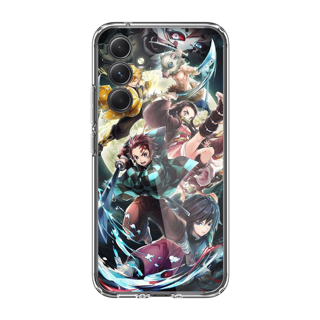 Demon Slayer First Season Samsung Galaxy A35 5G Case