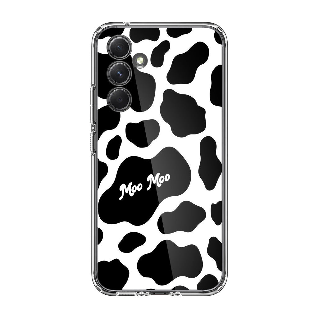 Moo Moo Pattern Samsung Galaxy A35 5G Case