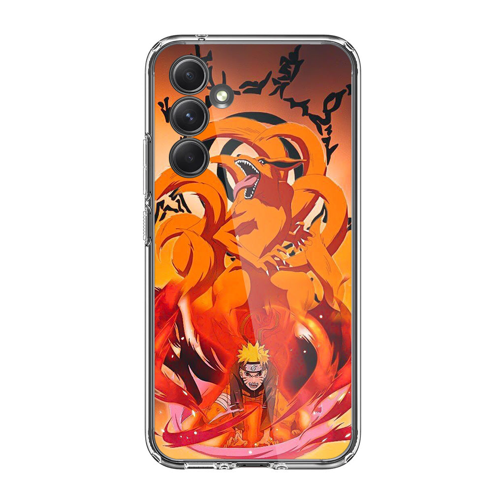 Naruto And Kurama Release Seal Samsung Galaxy A35 5G Case