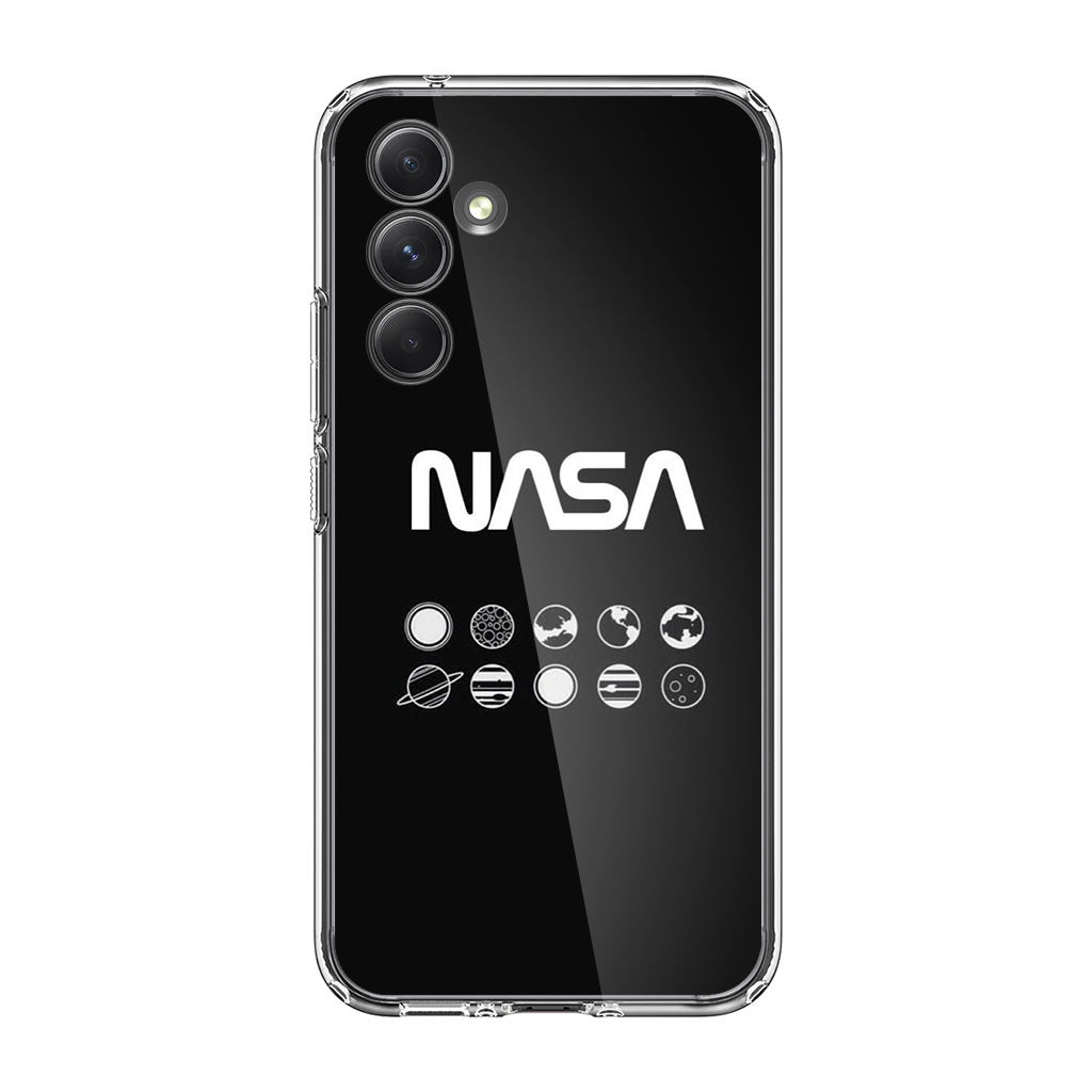 NASA Minimalist Samsung Galaxy A35 5G Case