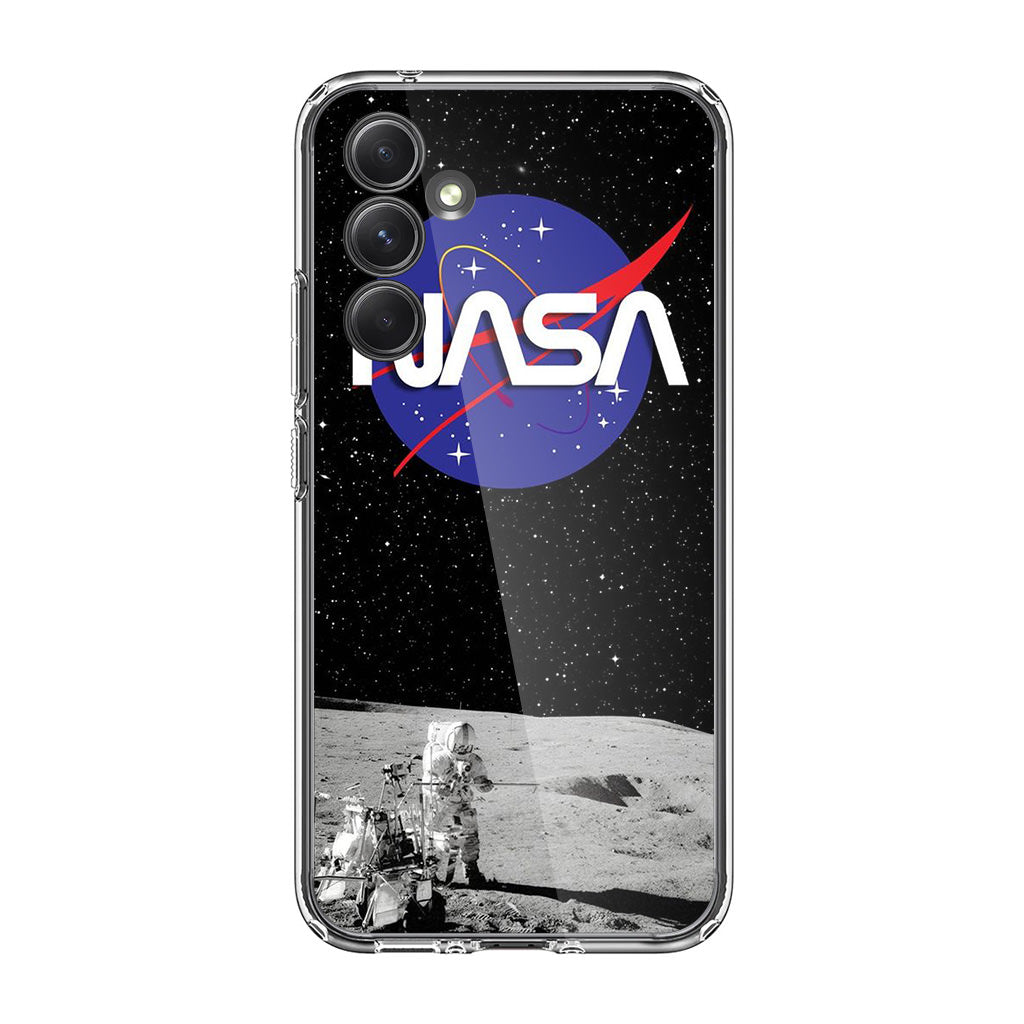 NASA To The Moon Samsung Galaxy A35 5G Case