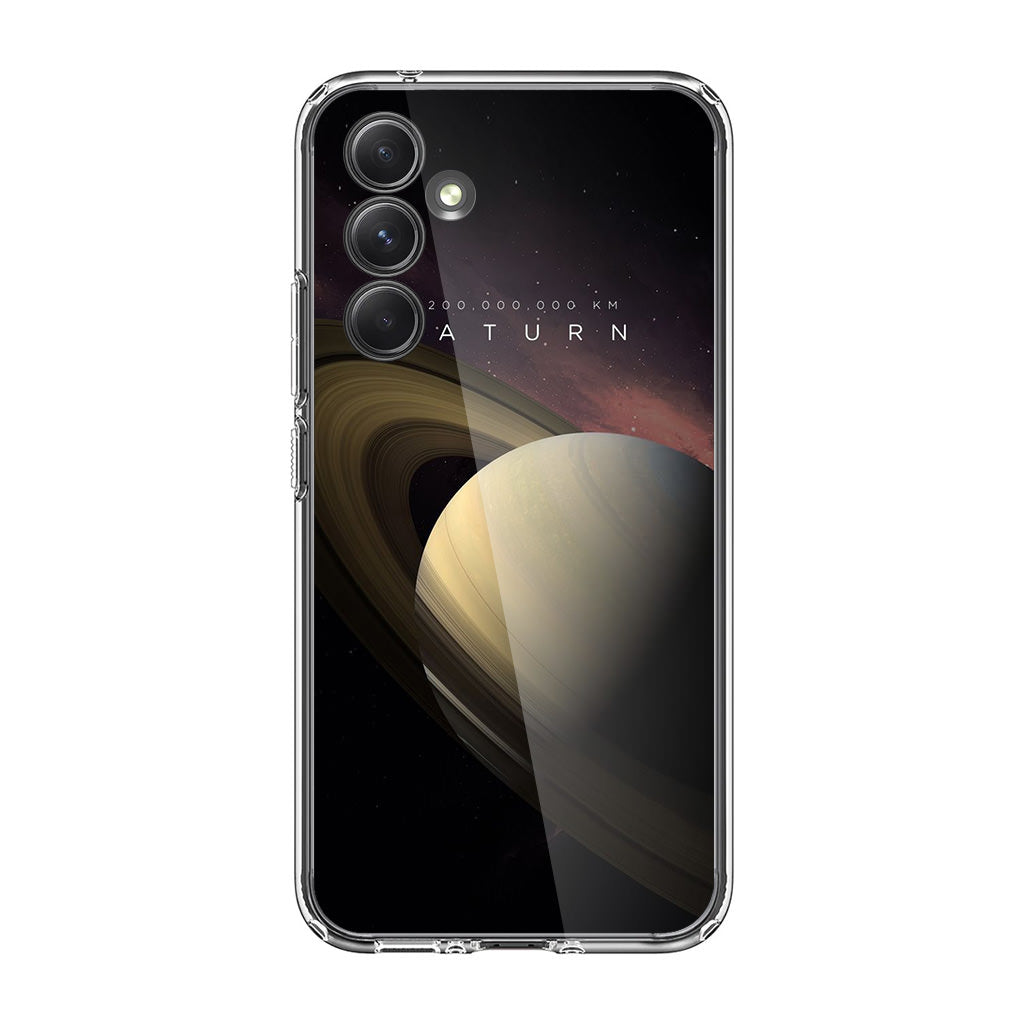 Planet Saturn Samsung Galaxy A35 5G Case